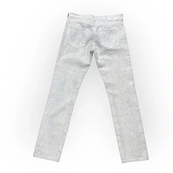 RARE 2012 Maison Martin Margiela X H&M Painted Slim Denim Jeans size 31. - Picture 2 of 5